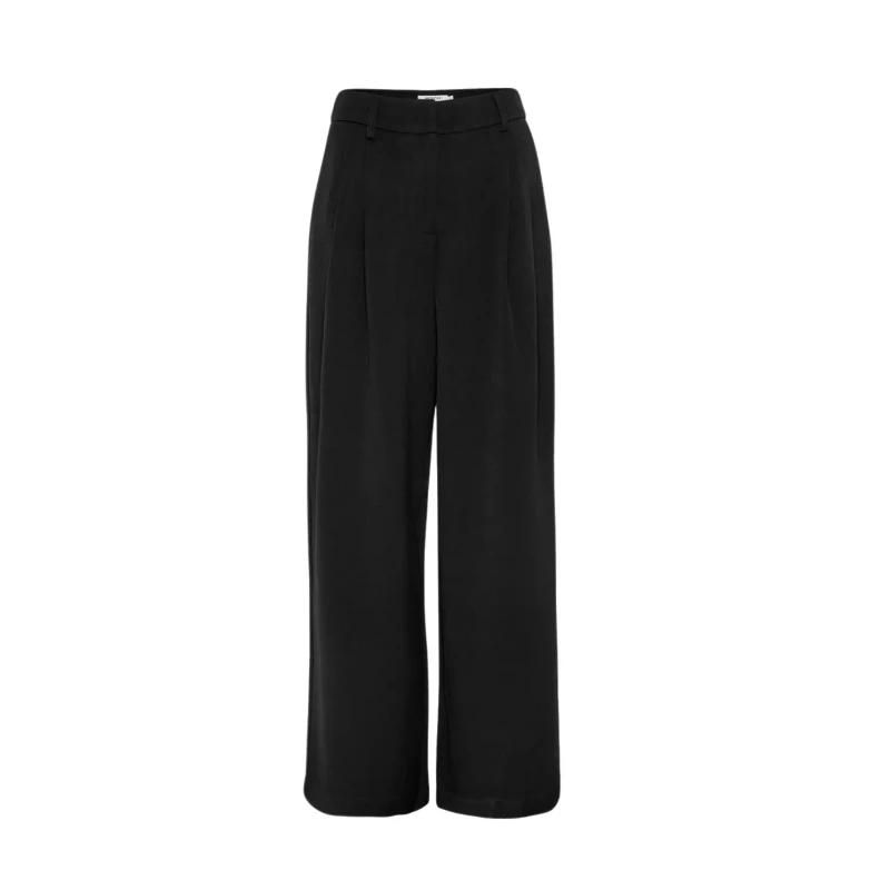 Image of moss copenhagen Womens chino Trousers Moss Copenhagen Henrika Noir Female M