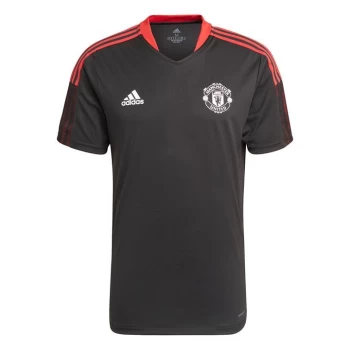 Image of adidas Manchester United Training Shirt 2021 2022 - Black