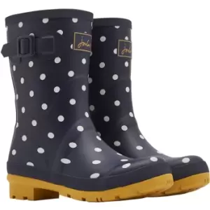 Image of Joules Womens Mollywelly Mid Height Printed Wellington Boots UK Size 5 (EU 38, US 7)