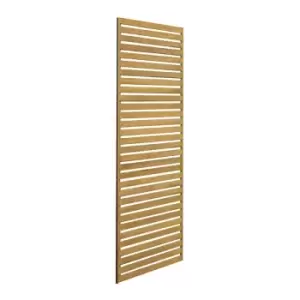 Image of Forest Garden - Forest 6' x 2' Pressure Treated Slatted Trellis Panel (1.8m x 0.6m) - Natural Timber