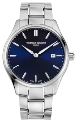 Image of Frederique Constant Classic Quartz 40 mm Blue Dial FC- Watch