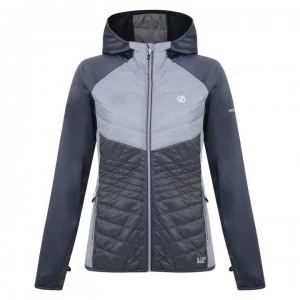 Image of Dare2B Nominate Hybrid Baffled Jacket - Ebony/Argent
