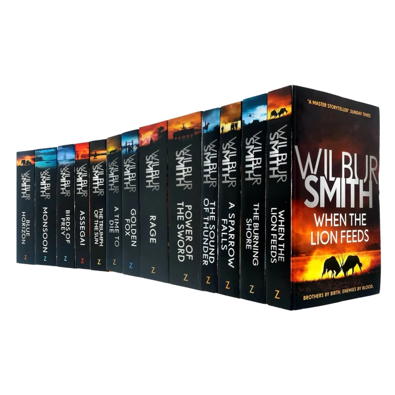 Image of The Courtney Series 1-13 Books Collection Set By Wilbur Smith (A Time to Die) Paperback Wilbur Smith Books