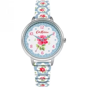 Image of Ladies Cath Kidston Provence Rose Blue Expander Watch
