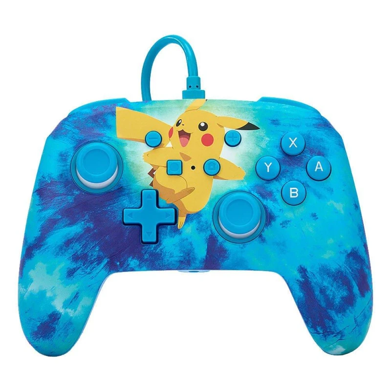 Image of PowerA Switch Wired Controller - Tie Dye Pikachu - Multi Multi One Size
