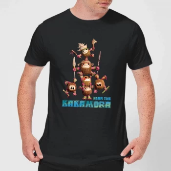 Image of Disney Moana Fear The Kakamora Mens T-Shirt - Black - 5XL