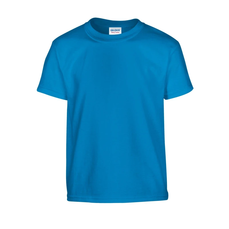Image of Gildan Heavy Cotton T-Shirt in Mid Blue Size: XS Mid Blue Unisex XS
