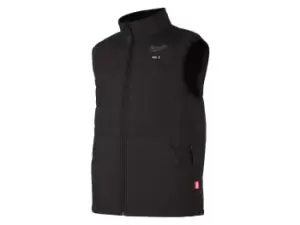 Image of Milwaukee M12HPVBL2-0(S) Black Heated Puffer Vest Small