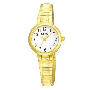 Image of Lorus RG236NX9 Ladies Gold Plated Expanding Bracelet Watch