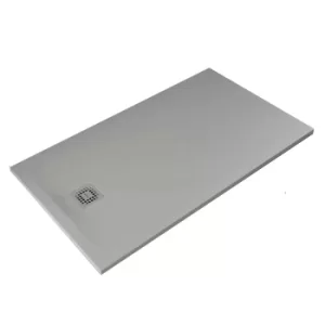 Image of Bathstore RAK Slate Shower Tray Grey 1400x800mm