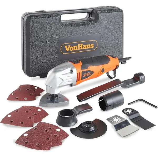 Image of VonHaus VonHaus 280W Oscillating Multitool - Corded - Orange One Size