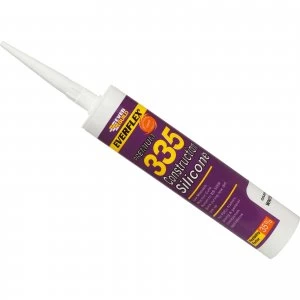 Image of Everbuild Construction Silicone Sealant Brown 310ml