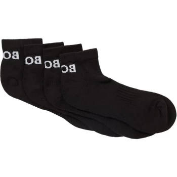 Image of Boss 2 Pack Sport Ankle Socks - Black