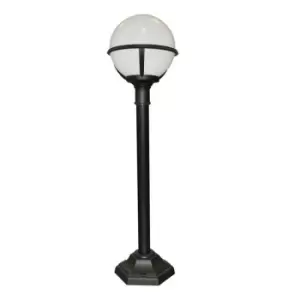 Image of Outdoor IP44 1 Bulb Short Mini Lamp Post Pillar Black LED E27 100W d01070