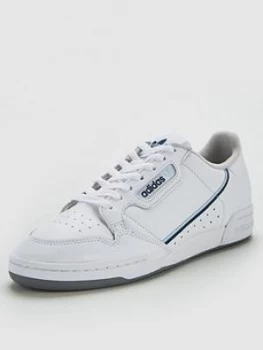 Image of adidas Originals Continental 80 - White/Navy, Size 7, Men