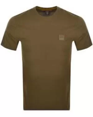 Image of Hugo Boss Tales 1 Chest Logo T-Shirt Brown Size S Men