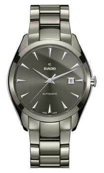Image of Rado HyperChrome Automatic Mens watch - Water-resistant 5 bar (50 m), Plasma high-tech ceramic, grey