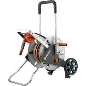 Image of GARDENA 18547-20 13mm 1/2" 25 m Silver Hose reel cart