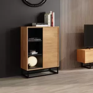 Image of Sideboard 100cm Sideboard Cabinet Cupboard tv Stand Living Room Oak - oak/oak
