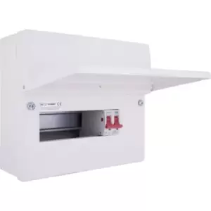 Image of British General Metal Consumer Unit 9 Module 7 Way Unpopulated CFUSW07-01