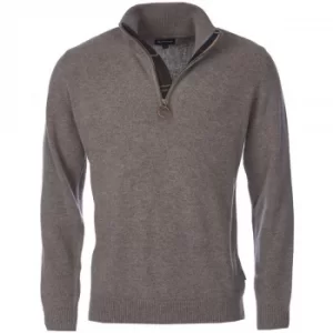 Image of Barbour Mens Holden Half Zip Military Marl XL
