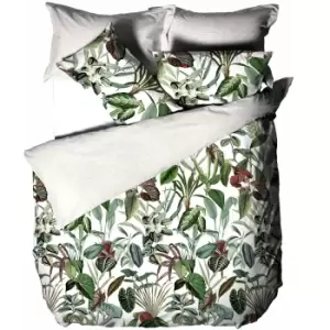 Image of Linen House Wonderplant Duvet Cover Set (Double) (Multicoloured)
