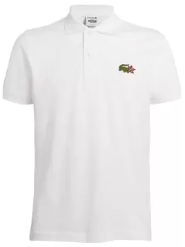 Image of LACOSTE x Stranger Things Polo Shirt White