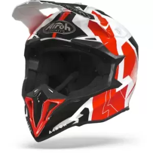 Image of Airoh Wraap Raze Red White XL