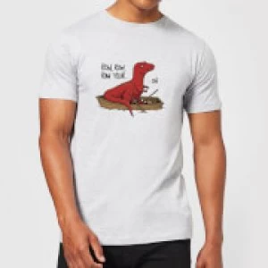 Image of Row Row Row Your Boat Mens T-Shirt - Grey - 5XL