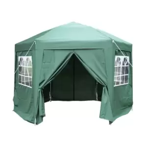 Image of Airwave 3.5m Hexagon Gazebo - Green
