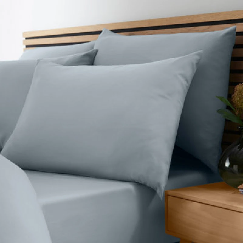 Image of Catherine Lansfield 'So Soft Easy Iron' Fitted Sheet Mid Grey