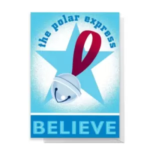 Image of The Polar Express Believe Greetings Card - Standard Card