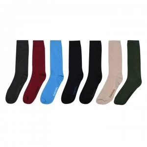 Image of Kangol Formal Socks 7 Pack - Shades