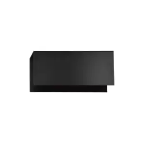 Image of Gentor Black Flush Wall Lamp 1x E27