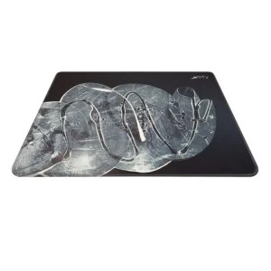 Image of Xtrfy GP4 Large Surface Gaming Mouse Pad, Cloud White, Cloth Surface, Non-slip Base, Washable, 460 x 400 x 4 mm