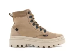 Image of Palladium Boots Womens PALLATROOPER HIKER NUBUCK OCHRE TAN