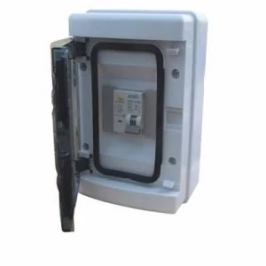 Image of ESR IP65 Shower Consumer Unit Board - 40A 2 Module RCBO