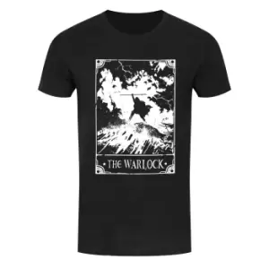 Image of Deadly Tarot Mens The Warlock T-Shirt (S) (Black Heather)