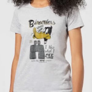 Image of Looney Tunes ACME Binoculars Womens T-Shirt - Grey - L
