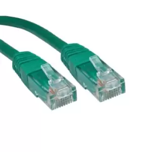Image of Cables Direct 10m Cat6 networking cable Green U/UTP (UTP)