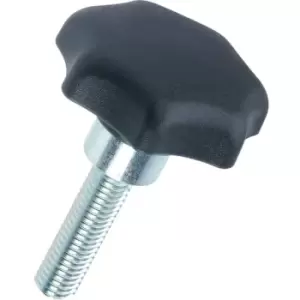 Image of Ganter GN6336.4-ST-25-M5-10 Star Knob; Polyamid; Bolt- you get 5