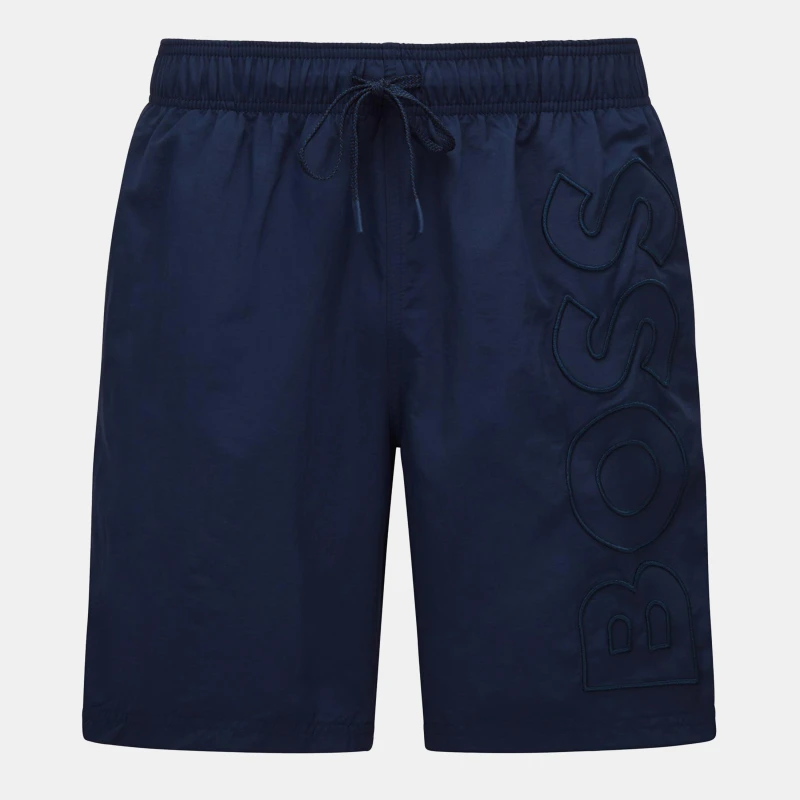 Image of Boss Mens Bodywear Whale Swim Shorts, Chlorine-resistant Navy 413 male XL