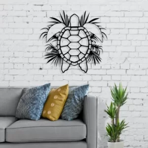 Image of Caretta Black Decorative Metal Wall Accessory