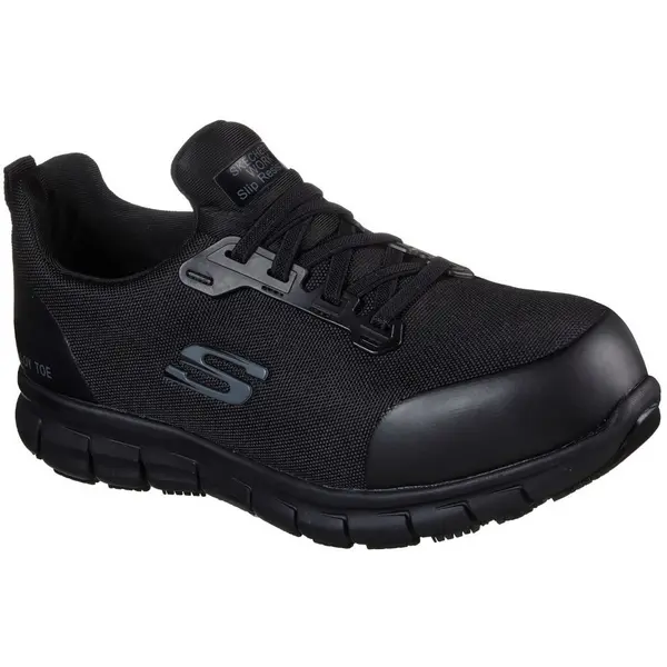 Image of Skechers Sure Track Jixie Womens Safety Trainers 32946-56308-04 Colour: Black