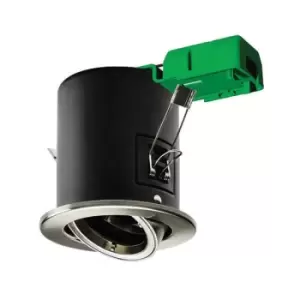 Image of JCC Fixed IP20 50W GU10 Twist & Lock Tilt Downlight Brushed Nickel - JC94114BN