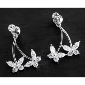 Image of Equilibrium SP Dangly Butterfly Earrings