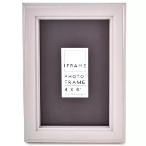 Image of iFrame Grey Wood Finish Photo Frame A4