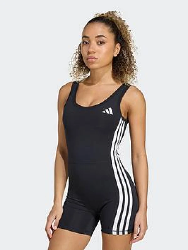 Image of Womens bodysuit adidas Optime Essentials 3-stripes Noir Female XL
