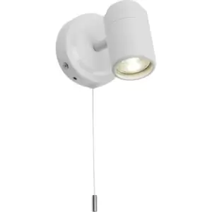 Image of GU10 Single Spotlight - Matt White 230V IP44 20W