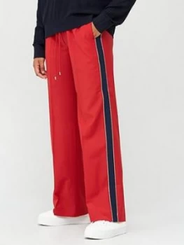 Image of Tommy Hilfiger Icon Bistretch Wool Flared Pants - Red